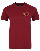 Diesel Tricou Dama - A16984-Rhera-44D - Bordo - 100% Bumbac - Croi Simplu - Decolteu Rotund - Confortabile - de inalta calitate - ideale pentru uz zilnic - Maroon