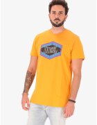 Diesel Tricou de bumbac cu imprimeu logo - Galben