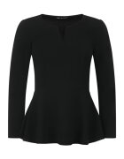 DiKa Bluza cu efect peplum si decolteu in V