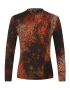DiKa Bluza cu imprimeu abstract si maneca lunga