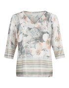 DiKa Bluza cu imprimeu floral decolteu in V