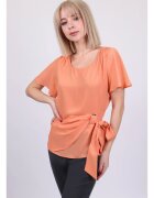 DiKa Bluza cu panglici decorative in talie