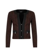 DiKa Cardigan cambrat cu aspect texturat