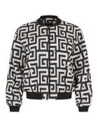 DiKa Jacheta bomber cu imprimeu geometric