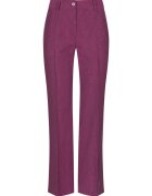 DiKa Pantaloni crop din amestec de in