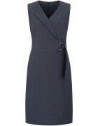 DiKa Rochie din canepa cu rever asimetric