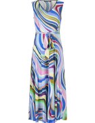 DiKa Rochie max din viscoza cu imprimeu abstract
