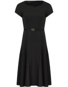 DiKa Rochie midi evazata cu talie accentuata