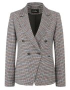 DiKa Sacou cu imprimeu hounstooth