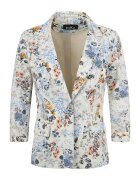 DiKa Sacou din bumbac cu model floral