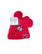 Disney Set caciula si manusi Minnie - rosu - acril - pentru fete - 50 EU