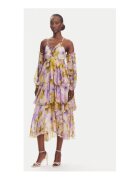 DIXIE Rochie cocktail Dama - multicolor - 70% viscoza - 30% matase -