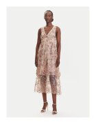 DIXIE Rochie de cocktail bej - imprimeu floral