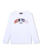 DKNY Bluza cu imprimeu text - Alb