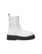 DKNY Botine dama K3471540 - Piele naturala - 37 EU - Alb/Negru
