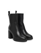 DKNY Botine dama - piele naturala - culoare negru - cu toc
