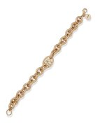 DKNY Bratara din alama Maggie - Auriu