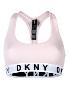 DKNY Bustiera cu banda logo - Roz