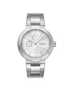 DKNY Ceas dama DK1L022M0015 - otel - 38mm - gri - mecanism quartz - rezistent la apa 5 ATM