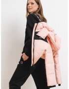 DKNY Geaca pufoasa cu gluga detasabila - pentru antrenament - Negru/Roz deschis