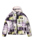 DKNY Geaca reversibila cu gluga - Verde/Negru/Violet