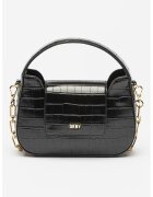 DKNY Geanta din piele ecologica cu maner si bareta detasabila din lant Arden - Negru