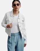 DKNY Jacheta de blugi scurta cu buzunare pe piept
