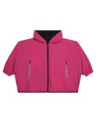 DKNY Jacheta windbreaker reversibila cu gluga - Negru/Roz