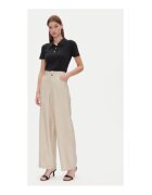 DKNY Pantaloni largi din material creponat - P41KTR48 - nylon - Bej