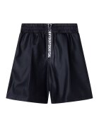 DKNY Pantaloni scurti cu banda elastica in talie si fermoar - Albastru ultramarin