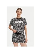 DKNY Pijama dama YI80044 - Viscoza - Alb/Negru