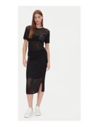DKNY Rochie neagra - 65% viscoza - 35% nailon