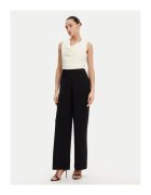 DKNY Salopeta cu aspect 2 in 1 - DD4JGD26 - 100% poliester - Negru/Ecru