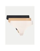 DKNY Set 3 chiloti dama - 303221096 - Nylon/Elastan - Alb - Alb