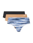 DKNY Slip de baie dama - 3 perechi - multicolor - 68% nailon - 32% elastan