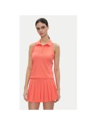 DKNY Sport Tricou Polo dama DP5T1185 - Poliester/Poliester reciclat - Corai - Rosu deschis