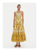 Dolce & Gabbana Rochie Dama - 305315434 - Bumbac - Galben - Galben