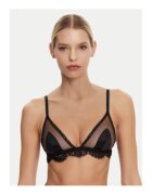 Dolce & Gabbana Sutien triunghiular din amestec de matase - O1E31T ONN35 N0000 - Negru