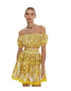Dolce & Gabbana Top dama F755RT HH5BA - Bumbac - Galben