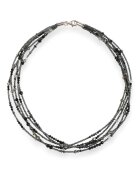 Dora Lazarof Colier cu cristale Precioasa si hematite - argint 925 - Multicolor