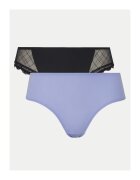 Dorina Set 2 chiloti dama - 305235169 - Poliamida - Negru - Negru
