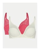 Dorina Set 2 sutiene dama - 305208668 - Nylon - Alb - Alb