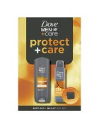 Dove Set Cadou Men Protect+Care: Gel de dus Sandalwood - 250 ml + Spray Sandalwood - 150 ml + Portofel