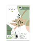 Dove Set Naturally Refreshing: Puf de baie + Sapun Crema Go Fresh Touch - 90 g + Gel de duș - 250 ml
