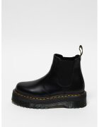 Dr. Martens Ghete Chelsea de piele cu cusaturi contrastante Quad