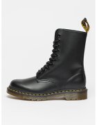 Dr. Martens Ghete de piele cu varf rotunjit - Negru