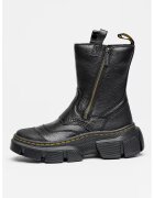 Dr. Martens Ghete unisex de piele cu fermoare duble DMXL - Negru