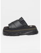 Dr. Martens Papuci din piele cu aspect masiv Mattison - Negru