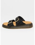 Dr. Martens Papuci unisex de piele intoarsa cu catarama Josef - Galben
