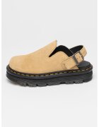 Dr. Martens Saboti din piele intoarsa Zebzag - Bej deschis